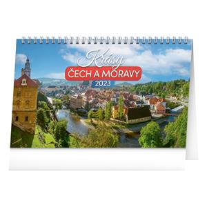Stolní kalendář 2023 Krásy Čech a Moravy