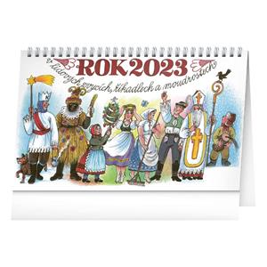 Stolní kalendář 2023 Lidová přísloví III. na rok - Kamila Skopová