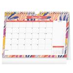 Stolní kalendář 2023 Měsíční plánovací Listy s háčkem