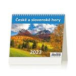 Stolní kalendář 2023 MiniMax - České a slovenské hory