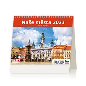 Stolní kalendář 2023 MiniMax - Naše města