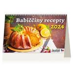 Stolní kalendář 2024 - Babiččiny recepty