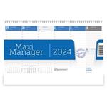 Stolní kalendář 2024 - Maximanager modrý