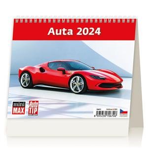 Stolní kalendář 2024 MiniMax - Auta