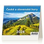 Stolní kalendář 2024 MiniMax - České a slovenské hory