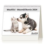 Stolní kalendář 2024 MiniMax - Mazlíčci/Maznáčikovia