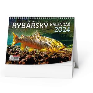 Stolní kalendář 2024 Rybářský kalendář