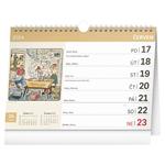 Stolní kalendář 2024 s extra velkým kalendáriem Josef Lada