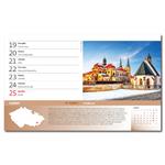 Stolní kalendář 2026 - 55 turistických nej Čech, Moravy a Slezska