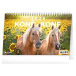 Stolní kalendář 2026 Koně - Kone CZ/SK