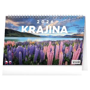 Stolní kalendář 2026 Krajina CZ/SK