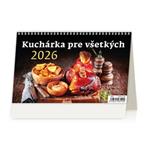 Stolní kalendář 2026 - Kuchárka pre všetkých