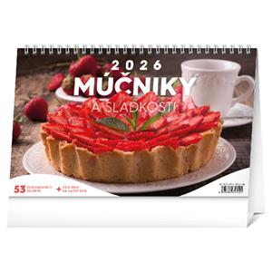 Stolní kalendář 2026 Múčniky a sladkosti