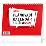Stolní kalendář 2026 Plánovací s citátmi
