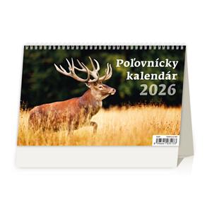 Stolní kalendář 2026 - Poľovnícky kalendár