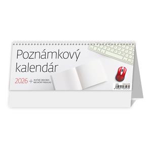 Stolní kalendář 2026 - Poznámkový kalendár