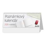 Stolní kalendář 2026 - Poznámkový kalendár