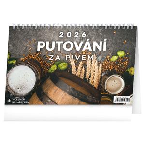 Stolní kalendář 2026 Putování za pivem