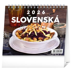 Stolní kalendář 2026 Slovenská kuchyňa