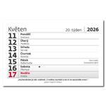 Stolní kalendář 2026 - Týdenní "S" s citáty