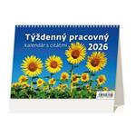 Stolní kalendář 2026 - Týždenný kalendár s citátmi