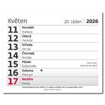 Stolní kalendář 2026 - Vlčí máky