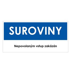 SUROVINY, modrá, plast 1 mm 190x90 mm