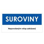 Suroviny, modrá, plast 1mm,190x90mm