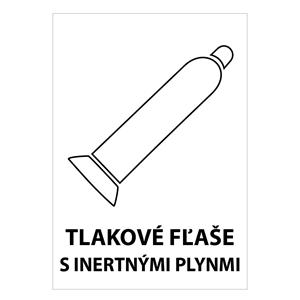 Tlakové fľaše s inertnými plynmi, plast 1mm 148x210mm