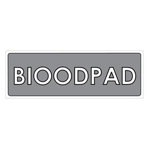 TŘÍDĚNÝ ODPAD - BIOODPAD, plast 1 mm 290x100 mm