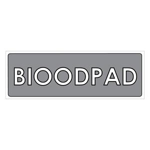 TŘÍDĚNÝ ODPAD - BIOODPAD, plast 2 mm, 290x100 mm