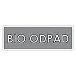 Triedený odpad-Bioodpad,plast 1mm,290x100mm