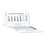 Tříměsíční kalendář Trio skládaný český 2027 - modrý