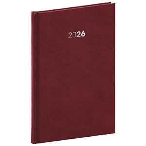 Týdenní diář 2026 A5 Balakon - bordó
