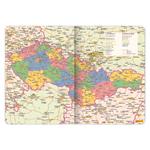 Týdenní diář 2026 A5 Twill - modro-zlatá