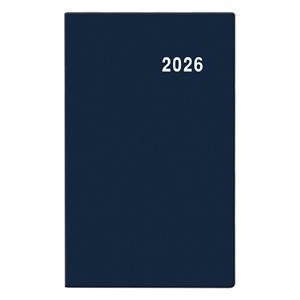 Týdenní diář 2026 Gustav PVC kapesní - modrá