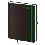 Týdenní diář A5 2026 Black Green