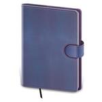 Týdenní diář A5 2026 Flip - double violet