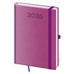 Týdenní diář A5 2026 Print Pop - fialová