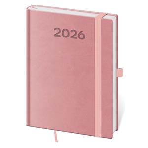 Týdenní diář A5 2026 Print Pop - růžová