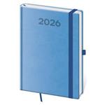 Týdenní diář A5 2026 Print Pop - světle modrá