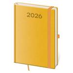Týdenní diář A5 2026 Print Pop - žlutá