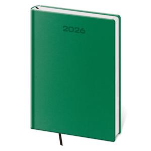 Týdenní diář A5 2026 Soft - zelená
