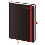 Týdenní diář B6 2026 Black Red