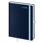 Týdenní diář B6 2026 Double Blue