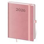 Týdenní diář B6 2026 Print Pop - růžová