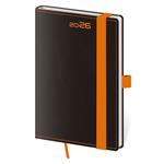 Týdenní kapesní diář 2026 Black Orange