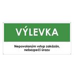 VÝLEVKA, zelená, plast s dírami 2 mm 190x90 mm