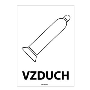 VZDUCH, Samolepka A5