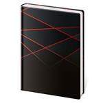 Zápisník Vario A5 linkovaný - Black Design